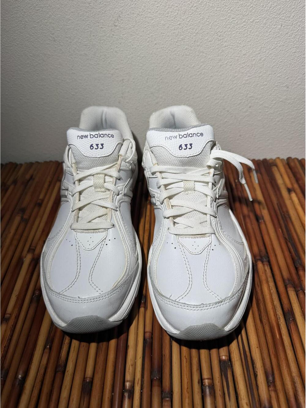 New Balance 633 WX633WT White Walking Shoes Women’s Size 9.5 B Comfort Insert
